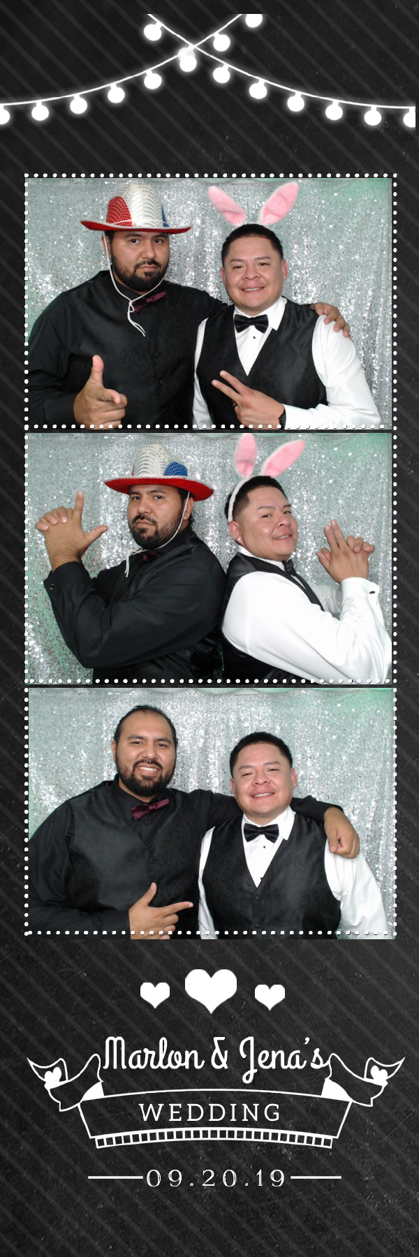 Jena and Marlon's Wedding | View more photos from the event at gallery.photoboothbillings.com/u/PhotoBoothBillings/Jena-and-Marlons-Wedding